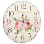 Voir la diapositive 3 : VIDAXL Horloge murale vintage Fleur 60 cm
