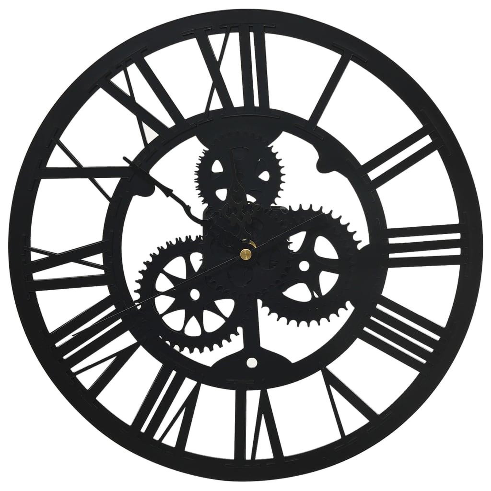 Voir la diapositive 2 : VIDAXL Horloge murale Noir 30 cm Acrylique