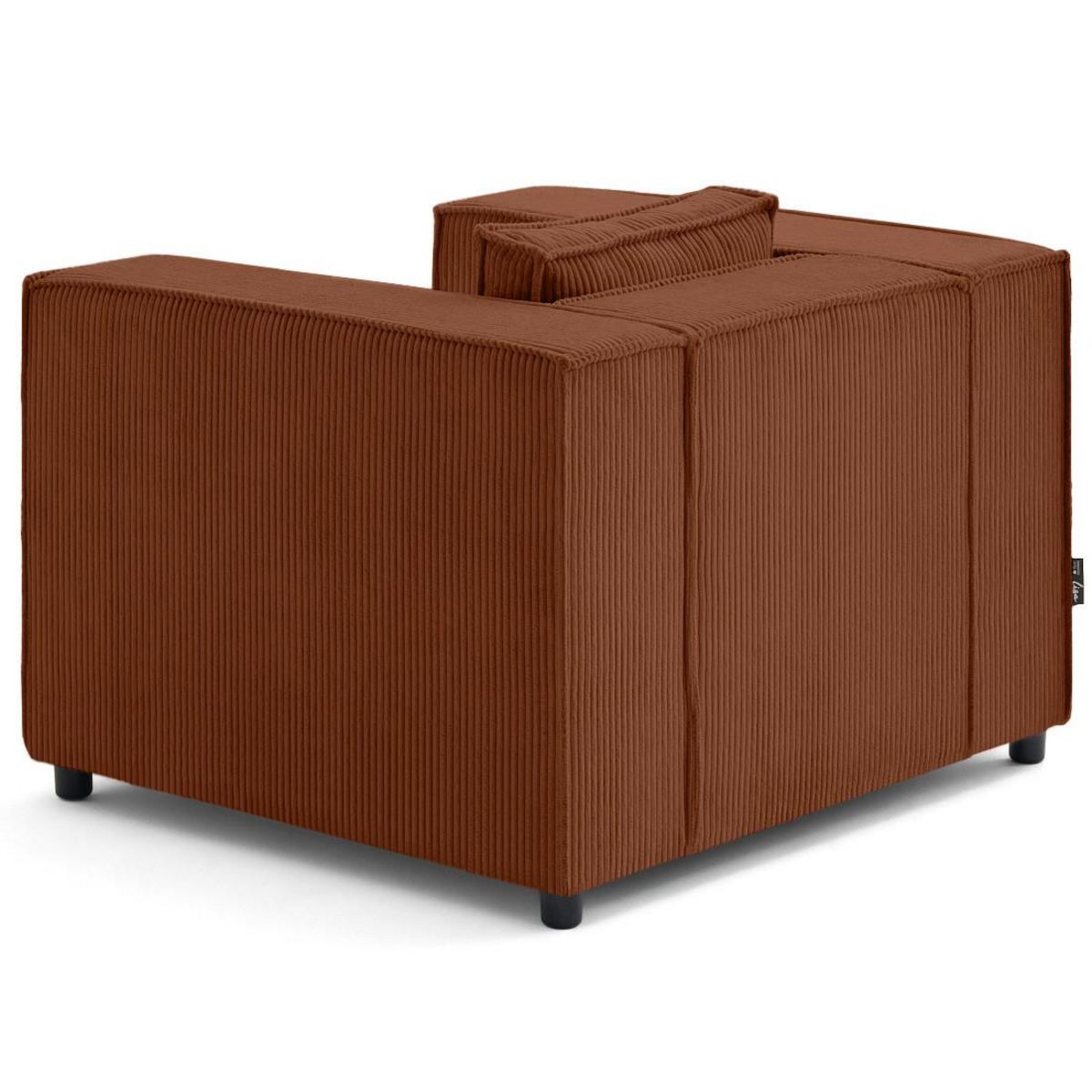 LISA DESIGN Stella - fauteuil en velours côtelé