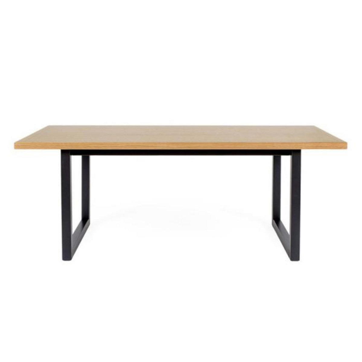 Paris Prix Table Basse Rectangulaire  Camden  120cm Chêne & Noir