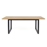 Paris Prix Table Basse Rectangulaire  Camden  120cm Chêne & Noir