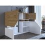 Voir la diapositive 3 : BEST MOBILIER Pitt - buffet haut - 4 portes - 120 cm