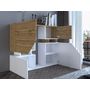 Voir la diapositive 3 : BEST MOBILIER Pitt - buffet haut - 120 cm - style industriel