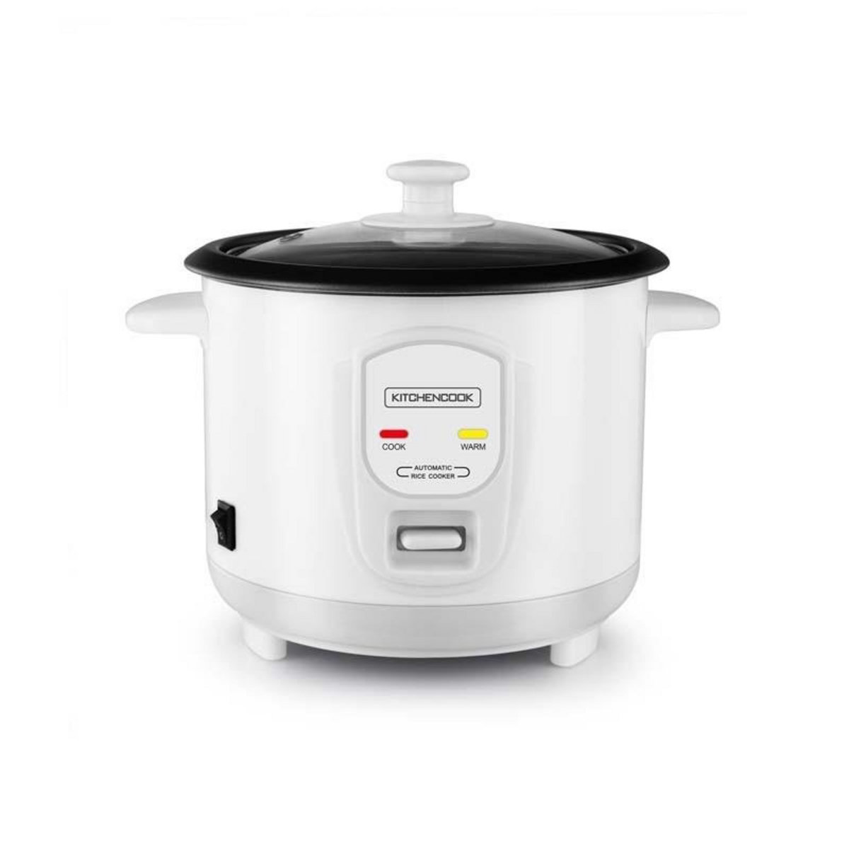 KITCHENCOOK Kitchencook - Cuiseur à Riz 1l - 400w - Cuve Métal - Maintien Au Chaud - Corps En Métal - Revêtement Antiadhésif