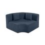 Voir la diapositive 6 : LISA DESIGN Ikare - module d'assise d'angle réversible - en tissu