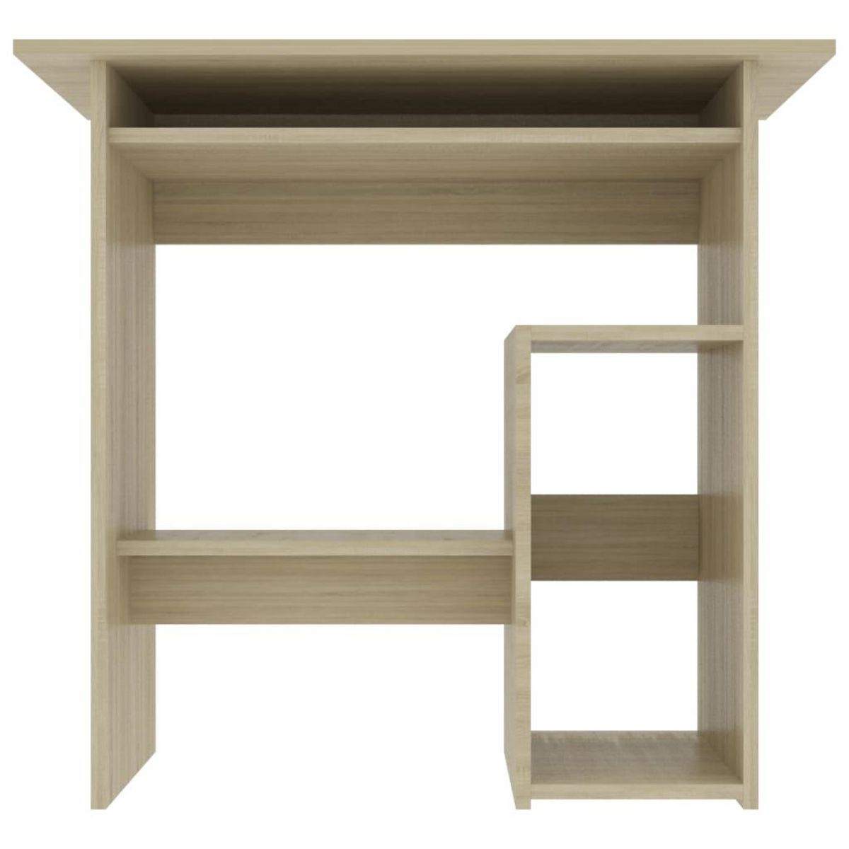 VIDAXL Bureau Chene sonoma 80x45x74 cm Bois d'ingenierie