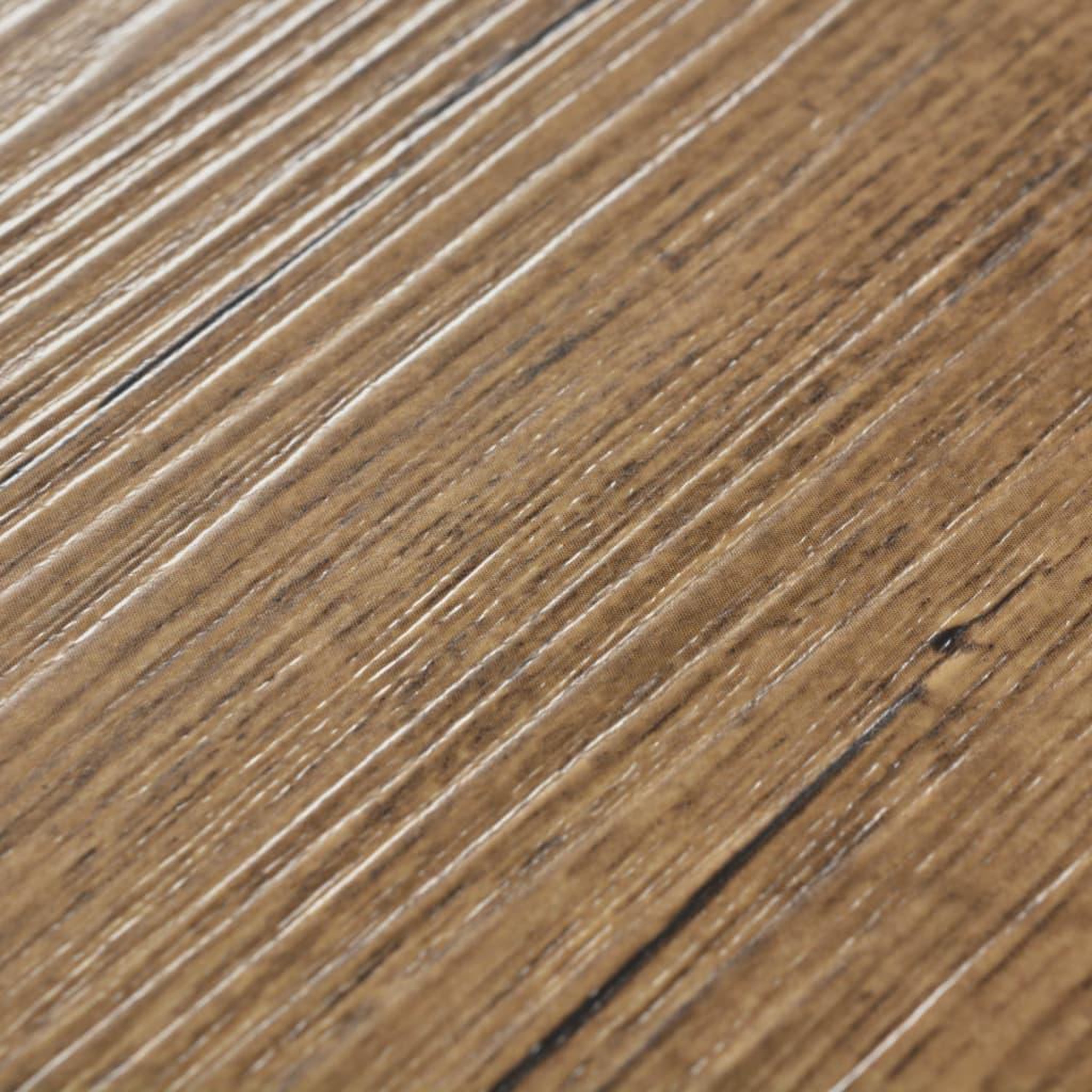 Voir la diapositive 5 : VIDAXL Planches de plancher PVC Non auto-adhesif 5,26 m^2 Marron noyer