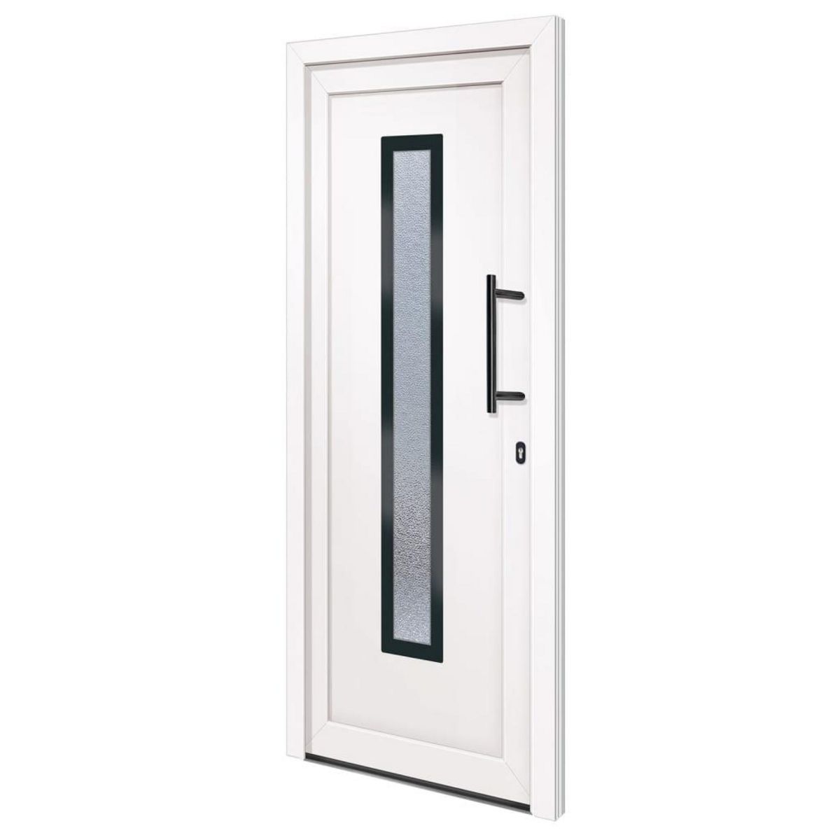 VIDAXL Porte d'entree Blanc 88x200 cm PVC