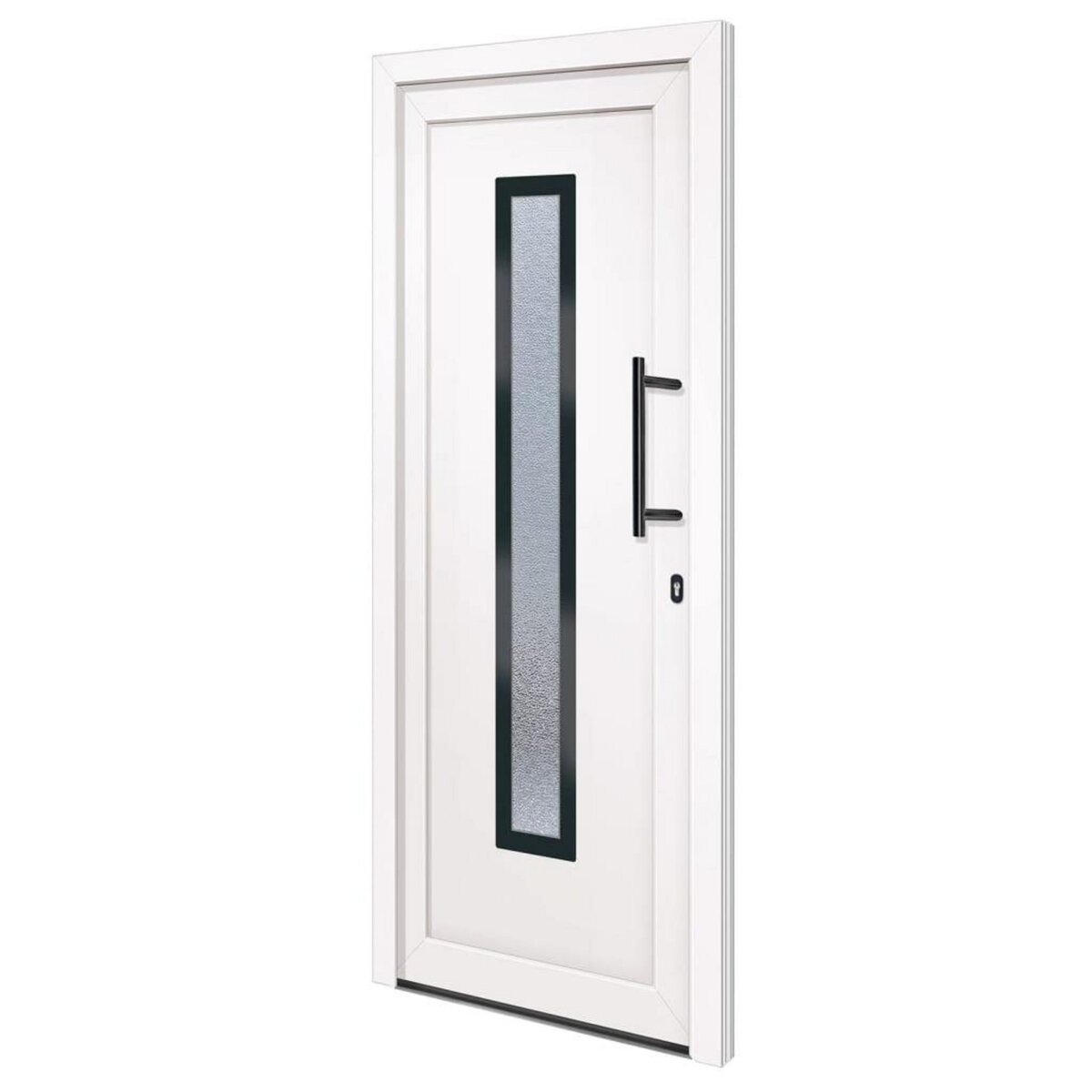 VIDAXL Porte d'entree Blanc 88x200 cm PVC