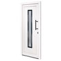 Voir la diapositive 2 : VIDAXL Porte d'entree Blanc 88x200 cm PVC