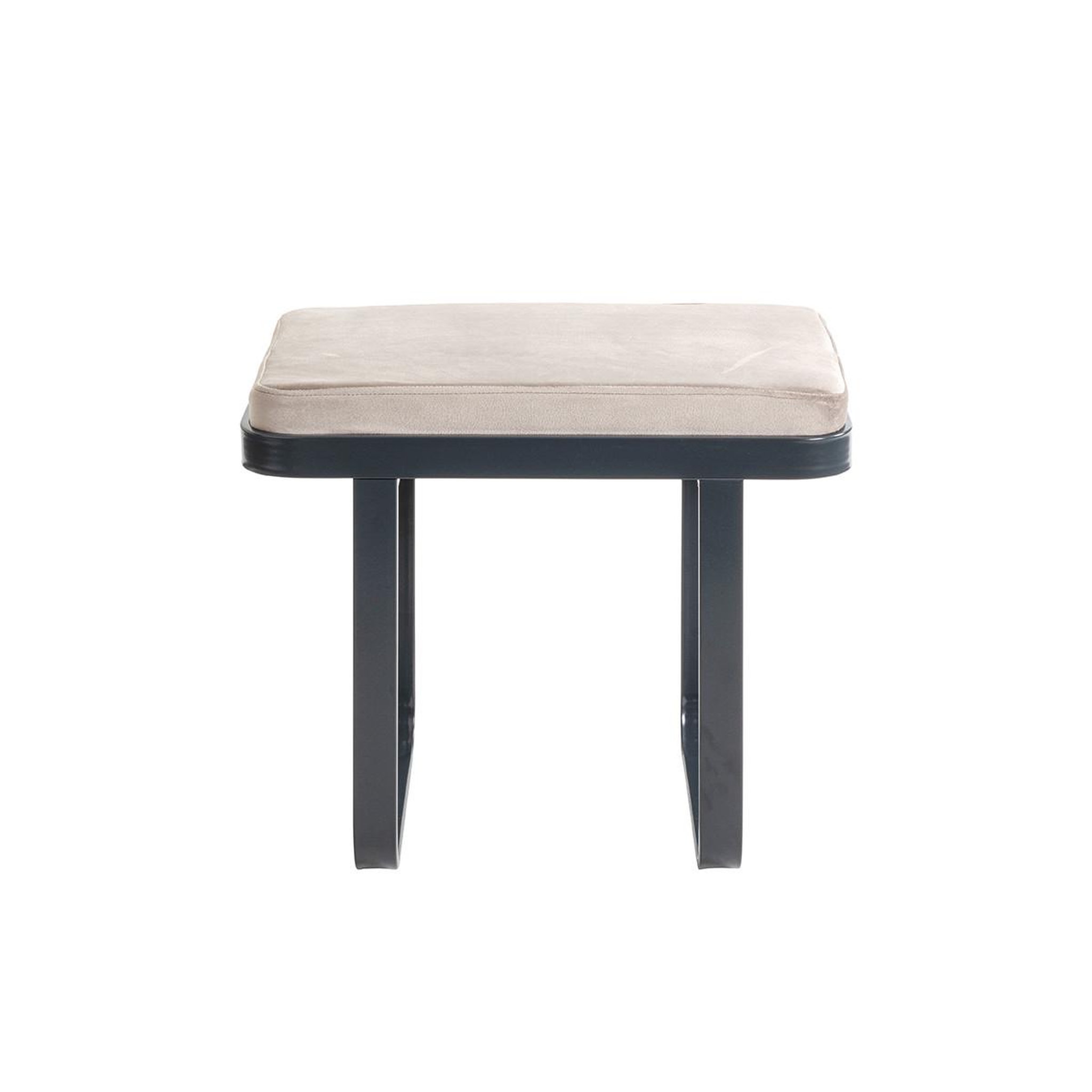 Voir la diapositive 2 : Paris Prix Banc design 1 place  dario  56cm beige gris