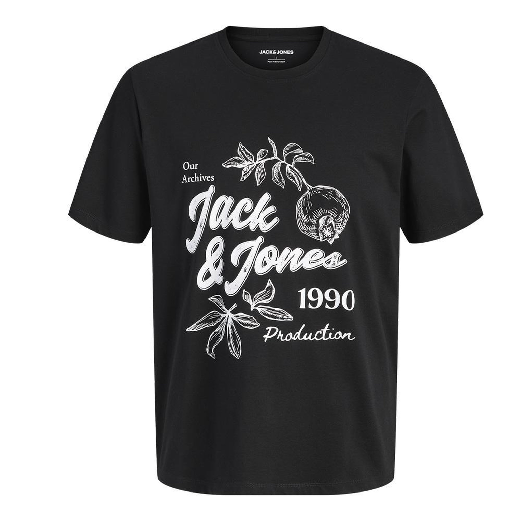 Voir la diapositive 1 : Jack & Jones T-Shirt Noir Homme Jack & Jones Arri