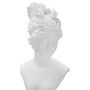 Voir la diapositive 3 : Paris Prix Statuette Buste Femme Déco  Terrence  35cm Blanc