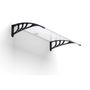 Voir la diapositive 7 : Inkazen Marquise transparente LED 80 x 100 cm