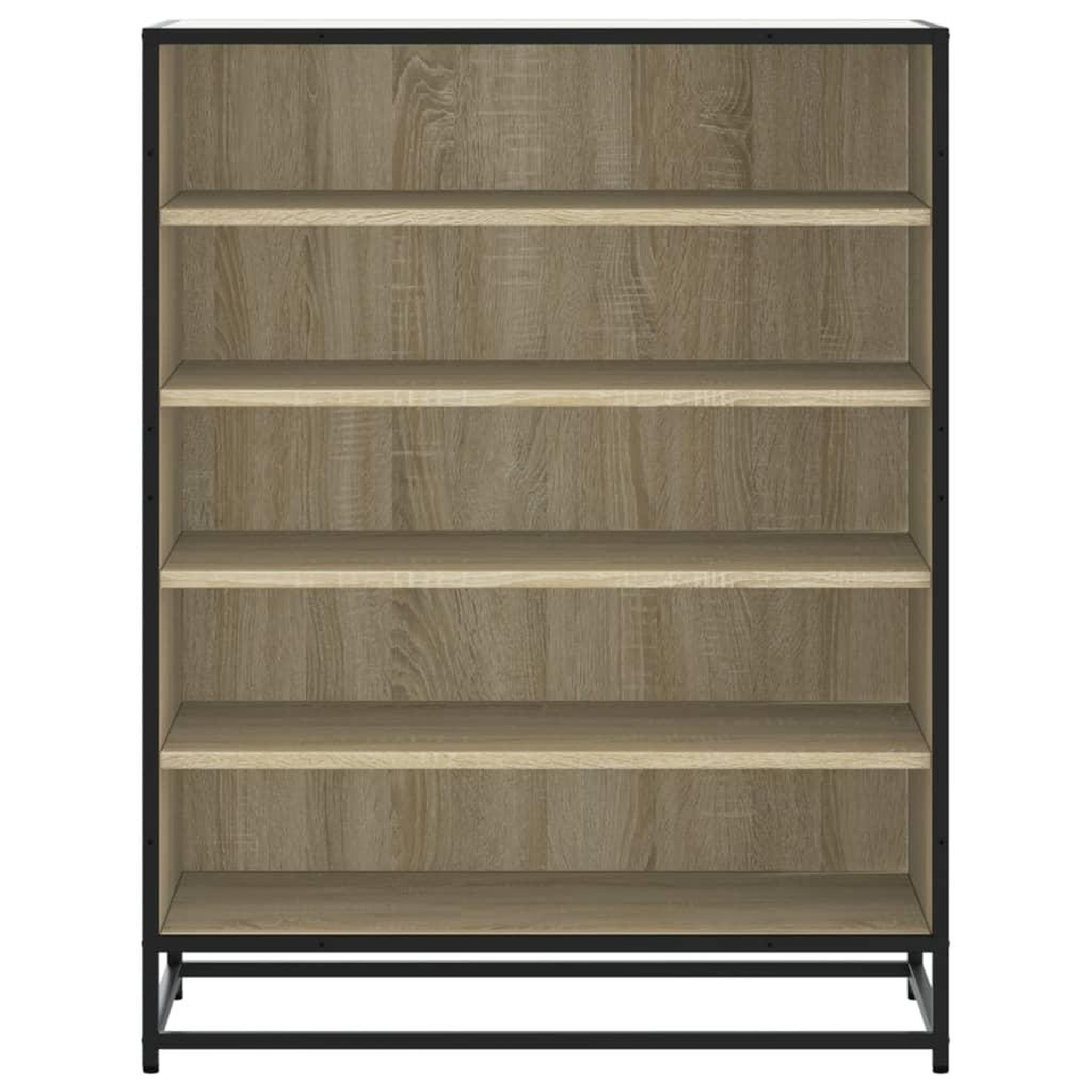 Voir la diapositive 4 : VIDAXL Armoire a chaussures chene sonoma bois d'ingenierie et metal