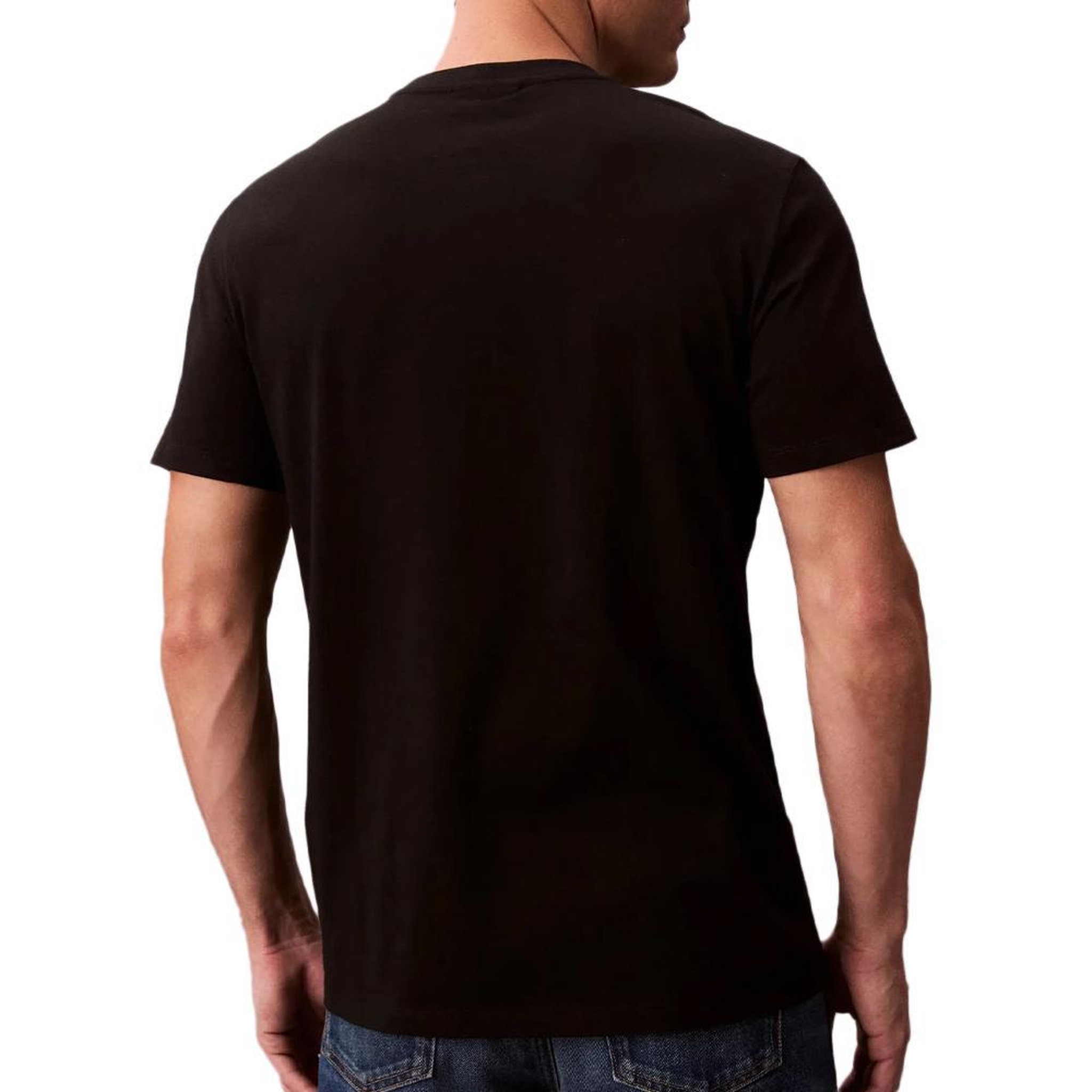 Voir la diapositive 2 : CALVIN KLEIN JEANS T Shirt  Homme Calvin Klein Jeans Badge 30s Jersey bright