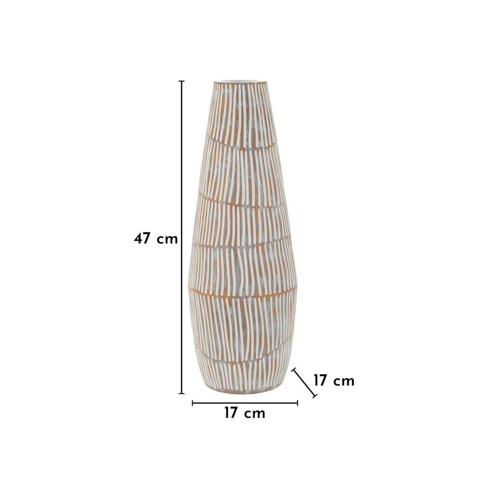 Voir la diapositive 5 : Paris Prix Vase design  hanoi  47cm naturel