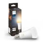 Voir la diapositive 1 : Philips Ampoule LED connectée HUE White Ambiance E27 100W