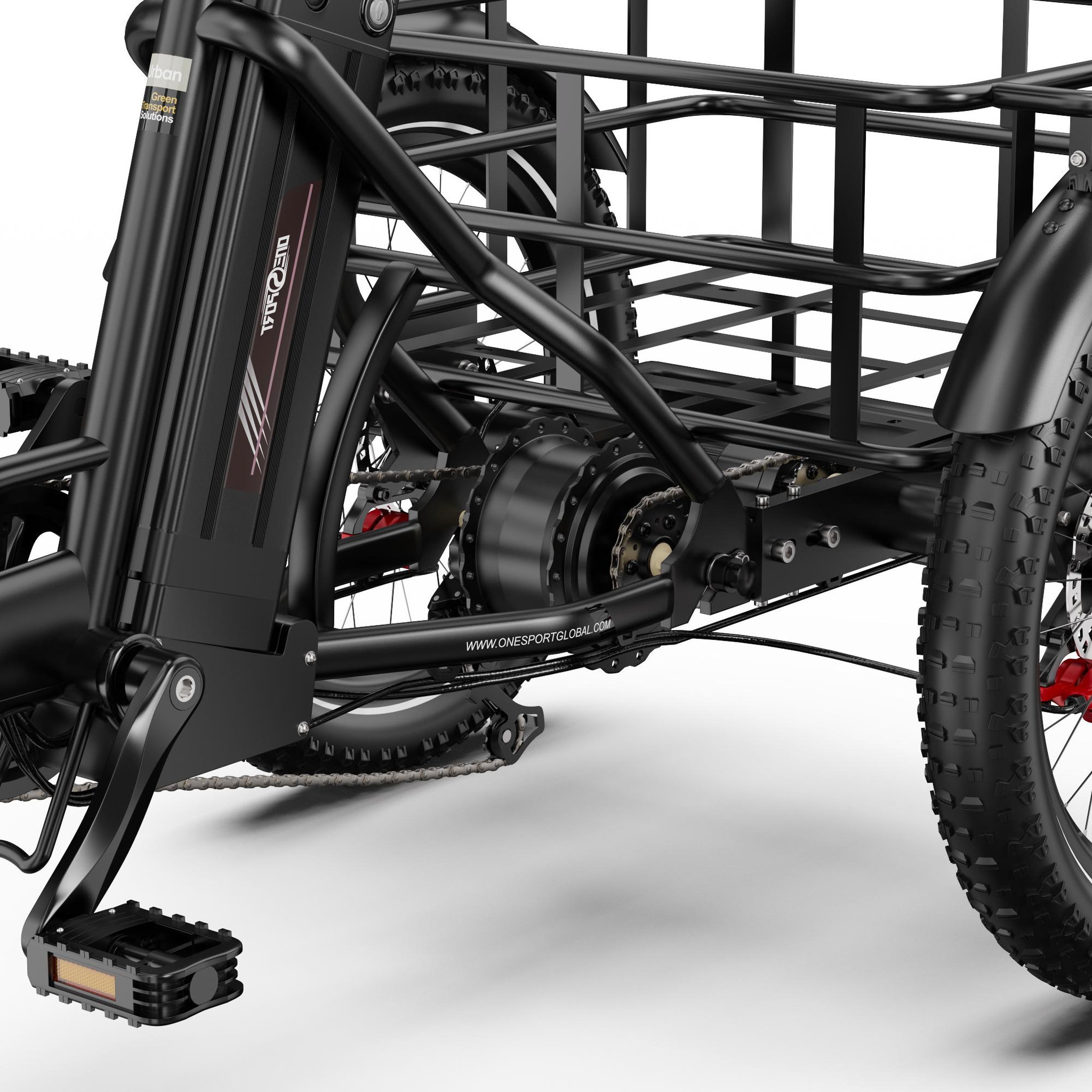 Voir la diapositive 6 : ONESPORT Tricycle cargo électrique ONESPORT OT30 Pro