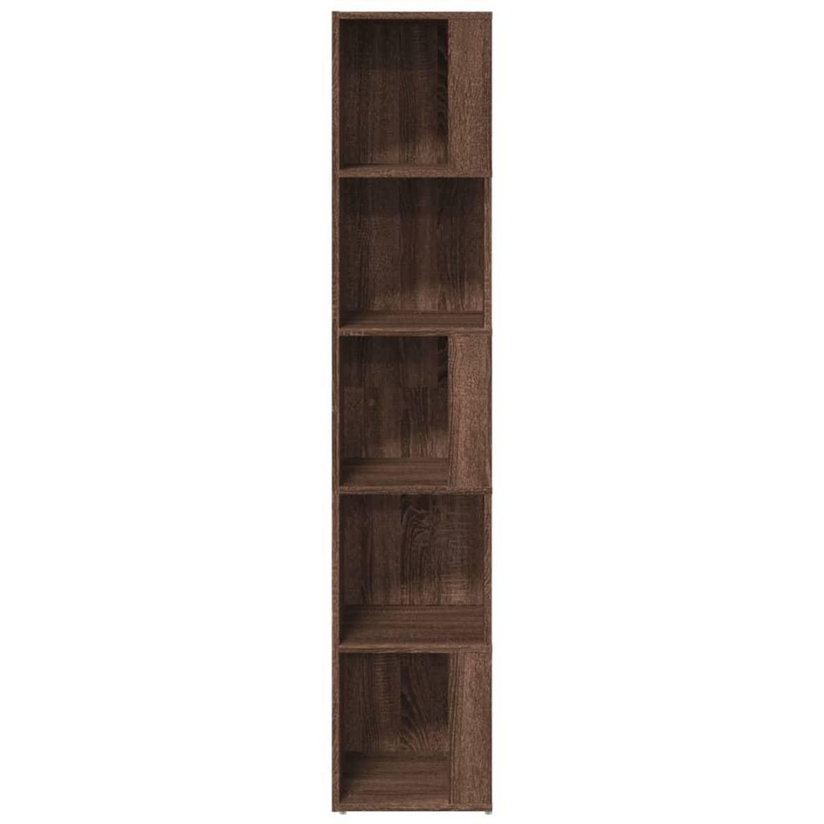 VIDAXL Armoire d'angle Chene marron 33x33x164,5 cm Bois d'ingenierie