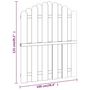 Voir la diapositive 6 : VIDAXL Portail de jardin Bois de pin impregne 100x125 cm