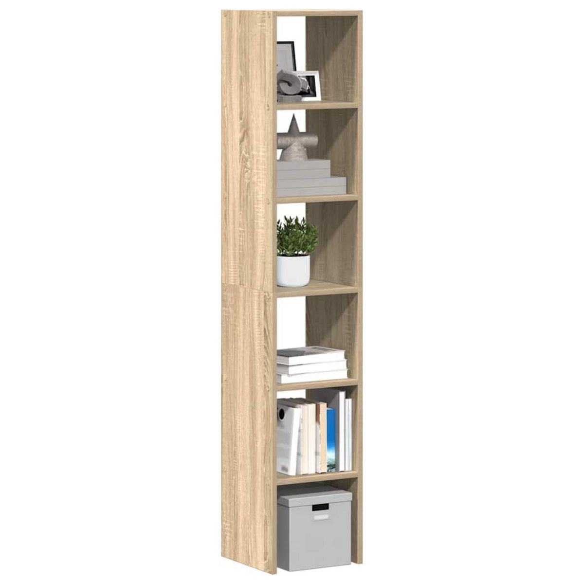 VIDAXL Bibliotheques 2 pcs empilable chene sonoma bois d'ingenierie