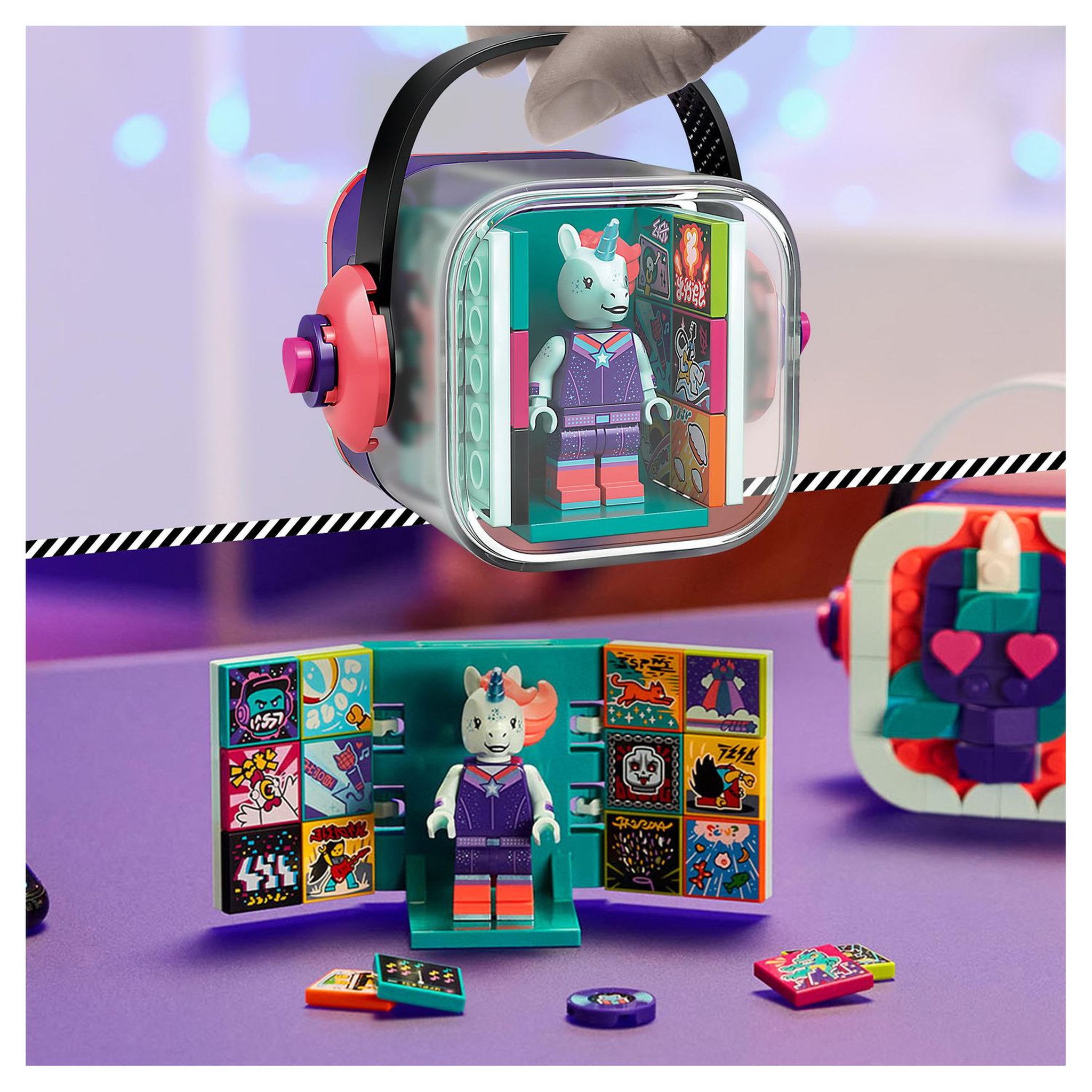 Voir la diapositive 4 : LEGO VIDIYO 43106 Unicorn DJ BeatBox 