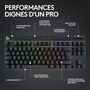 Voir la diapositive 5 : Logitech Clavier gamer sans fil Pro X LIGHTSPEED  TKL Tactile Noir