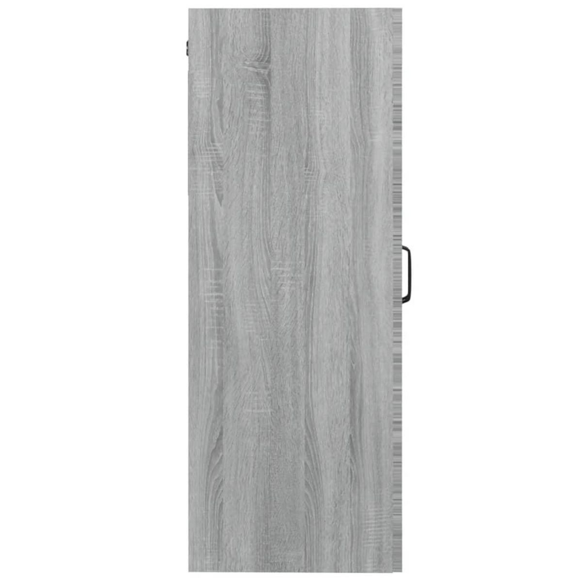VIDAXL Armoire murale suspendue Sonoma gris 69,5x34x90 cm