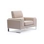 Voir la diapositive 4 : Paris Prix Fauteuil en Tissu  Ezekiel  104cm Beige