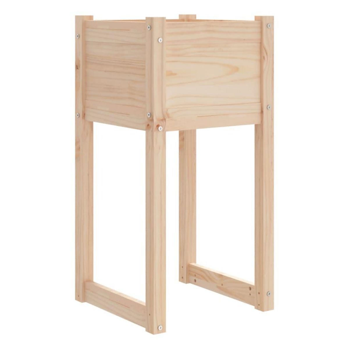 VIDAXL Jardiniere 40x40x81 cm Bois massif de pin