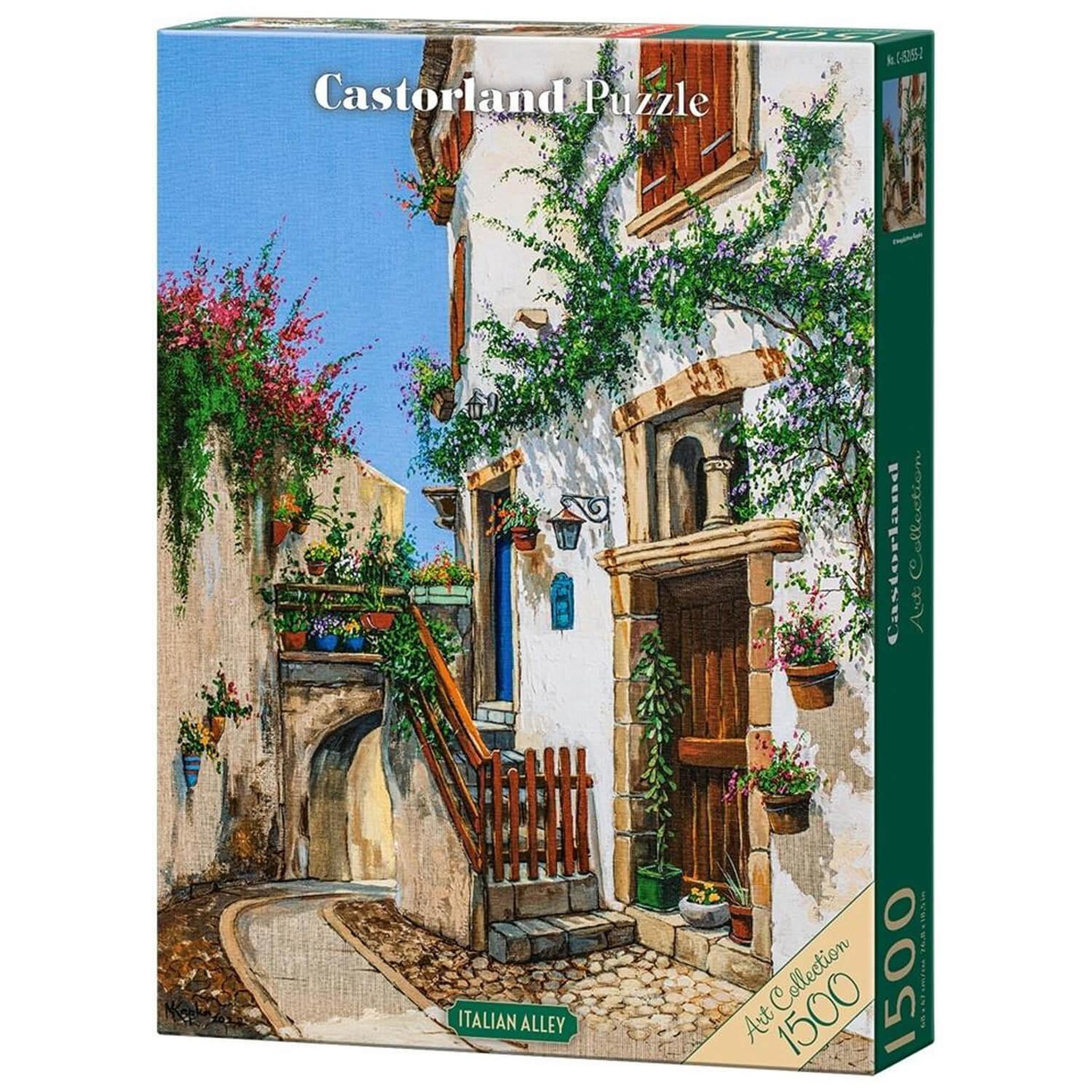 Voir la diapositive 2 : Castorland Puzzle 1500 pièces : Ruelle italienne