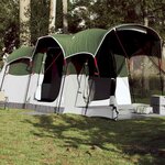 VIDAXL Tente familiale tunnel 8 personnes vert impermeable