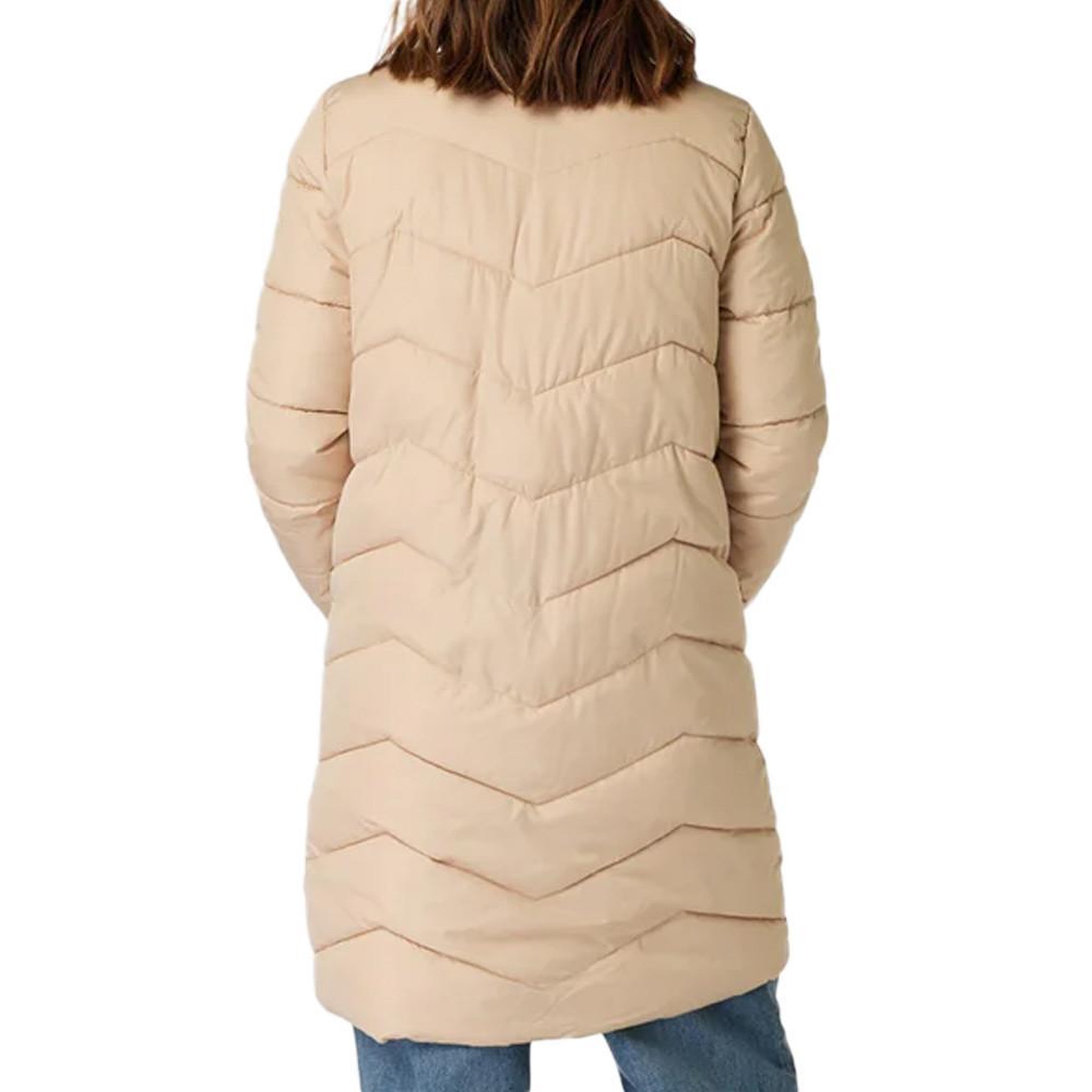 Voir la diapositive 2 : Vero Moda Doudoune Beige Femme Vero Moda Liga Coat