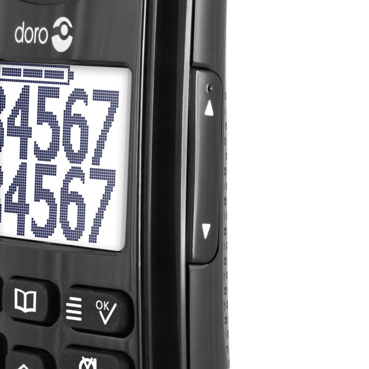 Doro Téléphone sans fil Phone Easy 110 Noir