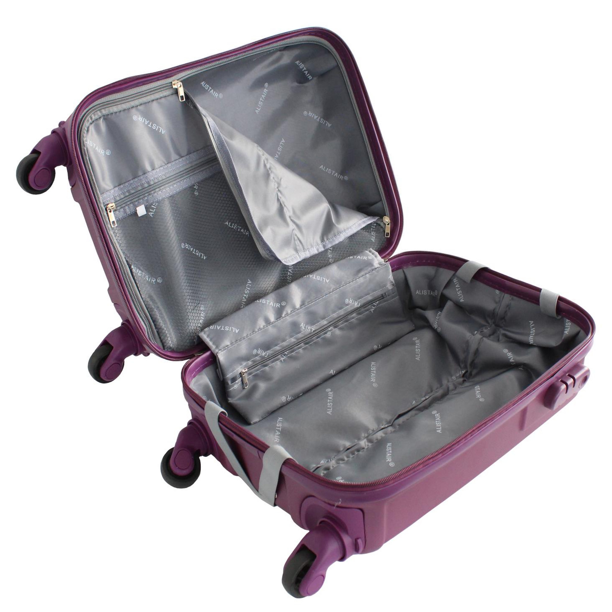 Voir la diapositive 4 : Alistair Valise cabine Alistair - Collection Iron - 4 roues - ABS ultra résistant