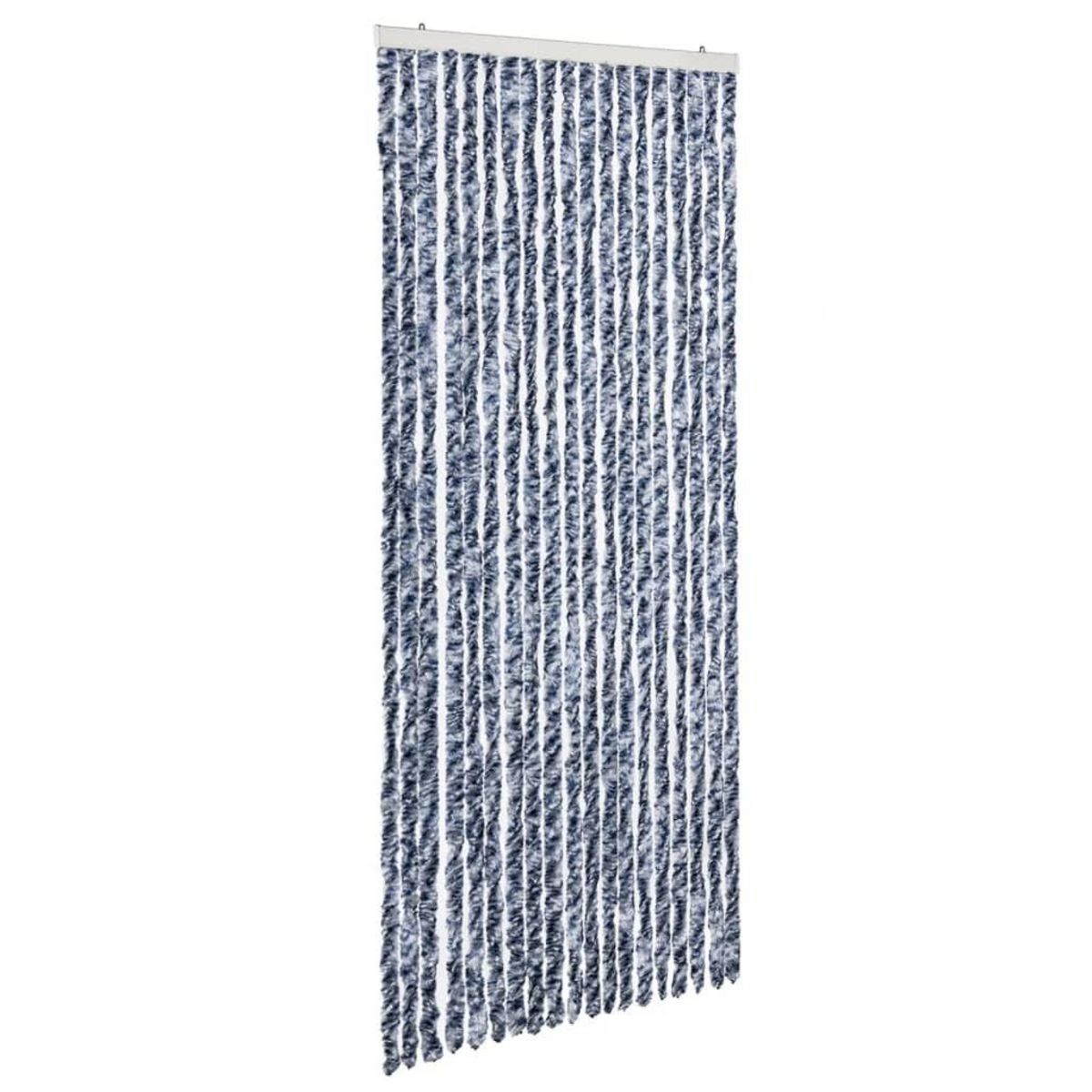 VIDAXL Moustiquaire Bleu et blanc 56x200 cm Chenille