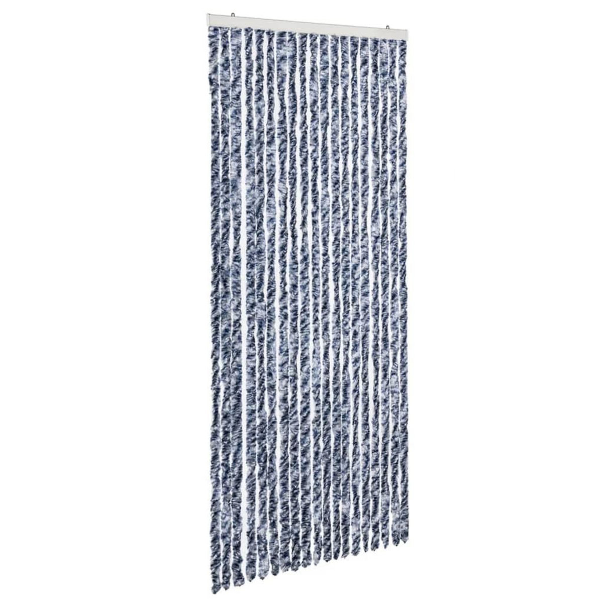 VIDAXL Moustiquaire Bleu et blanc 56x200 cm Chenille