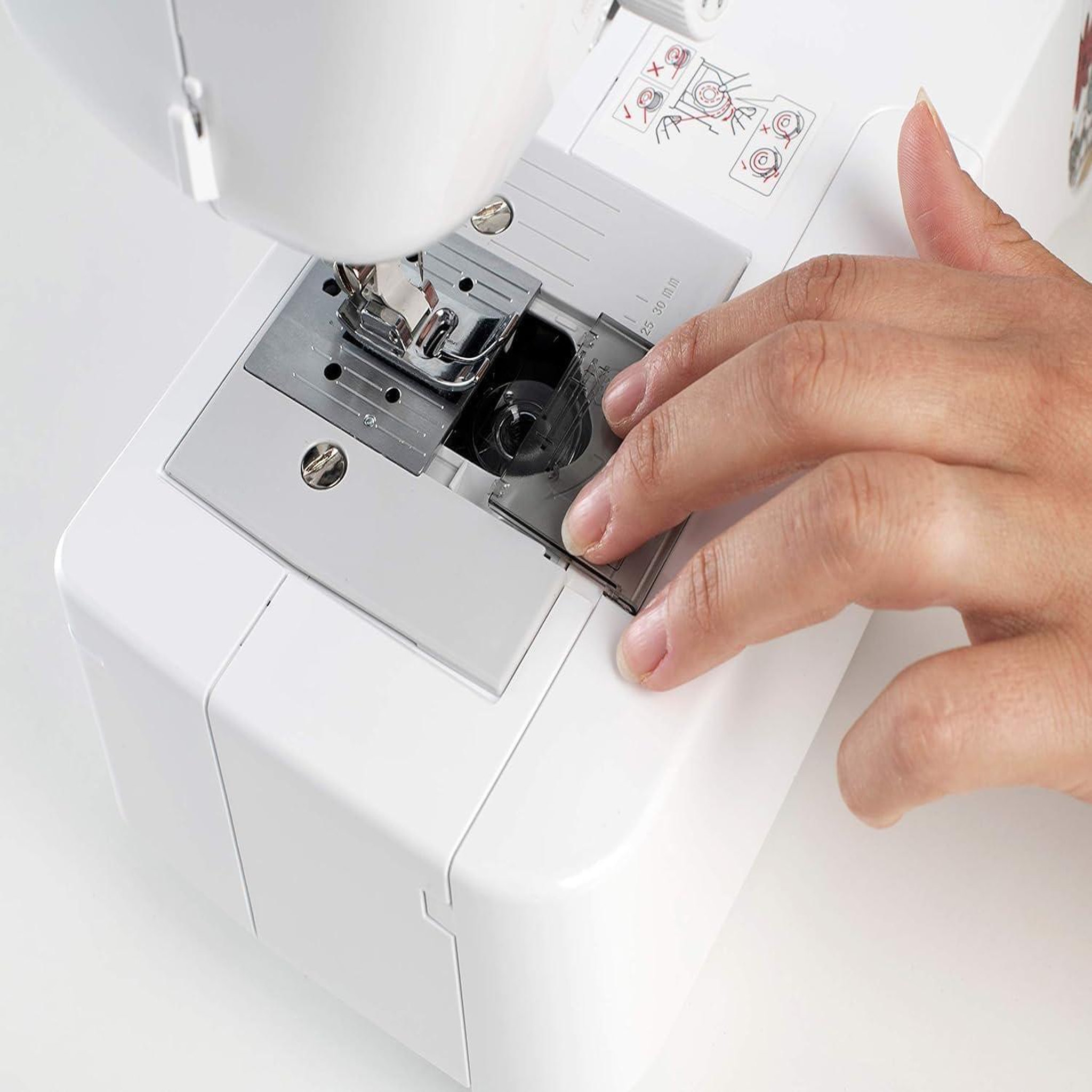 Voir la diapositive 6 : Brother Brother jx17fe machine à coudre avec table d'extension et sac