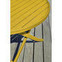 Voir la diapositive 2 : Paris Prix Ensemble Table de Jardin Pliante & 4 Chaises  Marius  110cm Moutarde