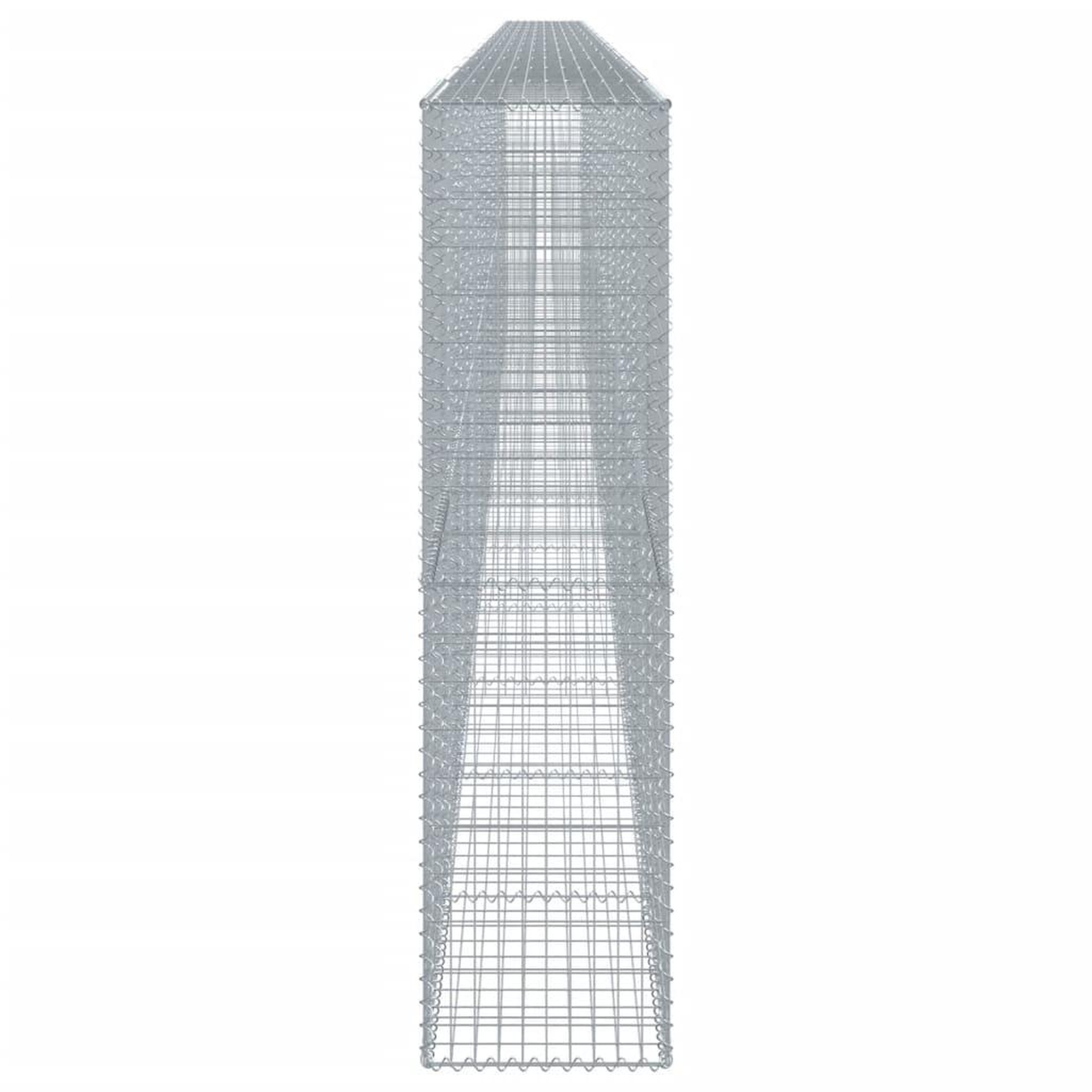 Voir la diapositive 4 : VIDAXL Panier gabion avec couvercle 1200x50x200 cm fer galvanise