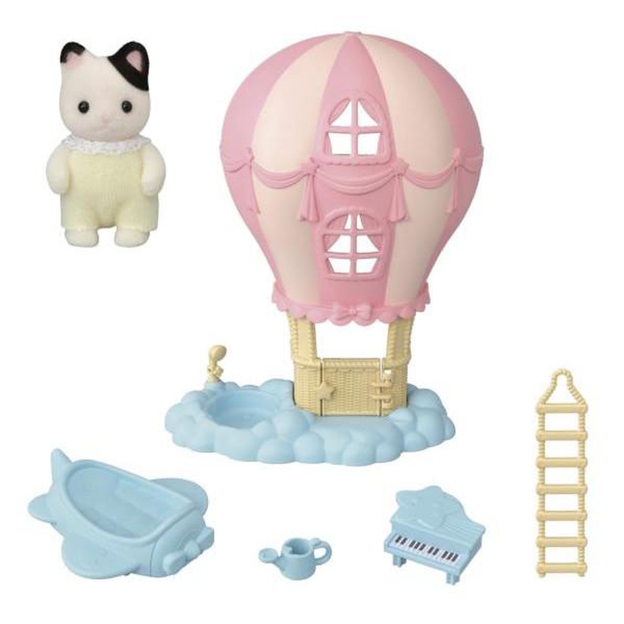 Voir la diapositive 3 : Sylvanian Families Mini-univers - SYLVANIAN FAMILIES - La montgolfiere des bébés - Rose - Pour enfants de 3 ans et plus