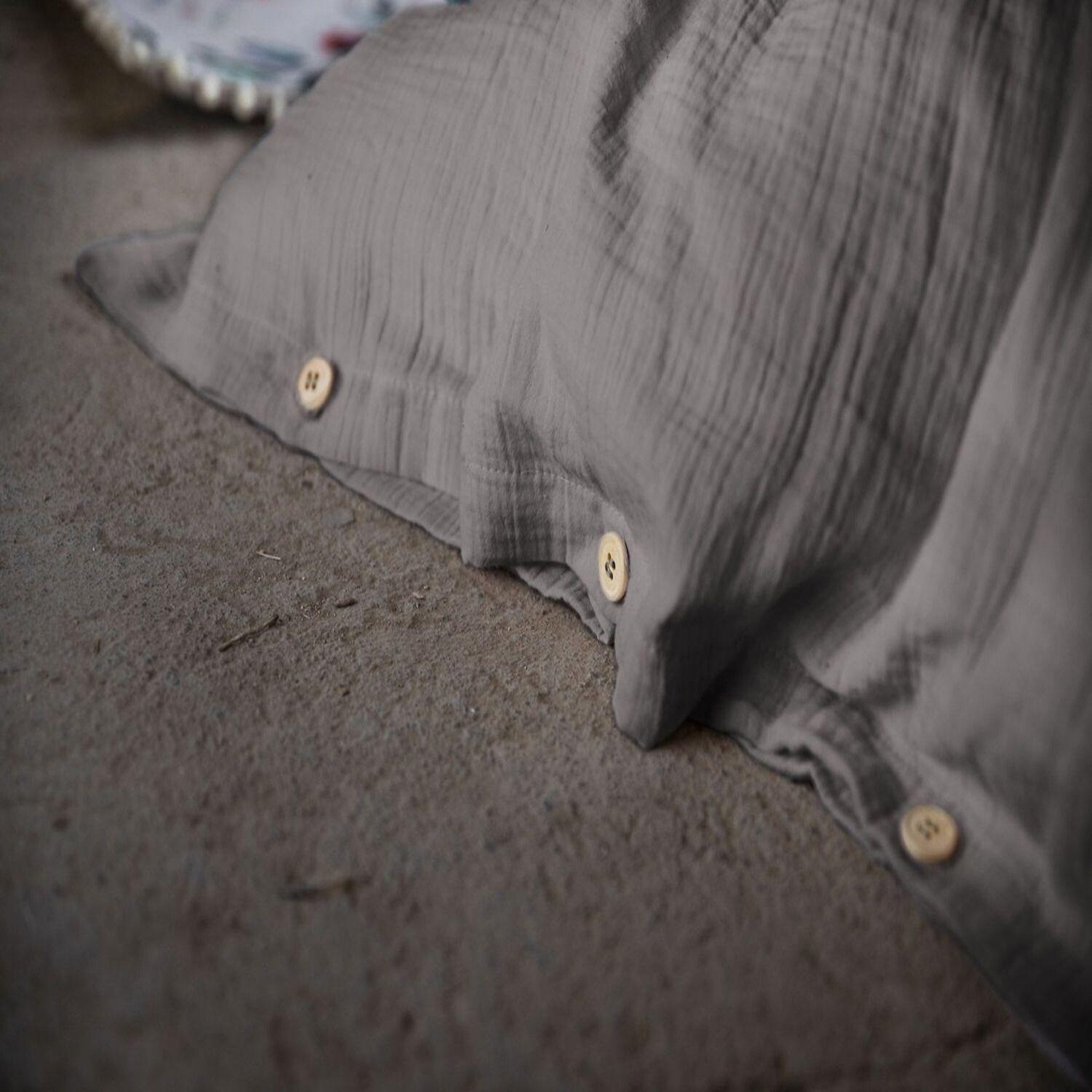 Voir la diapositive 2 : Home collection Housse de couette 100% gaze de coton