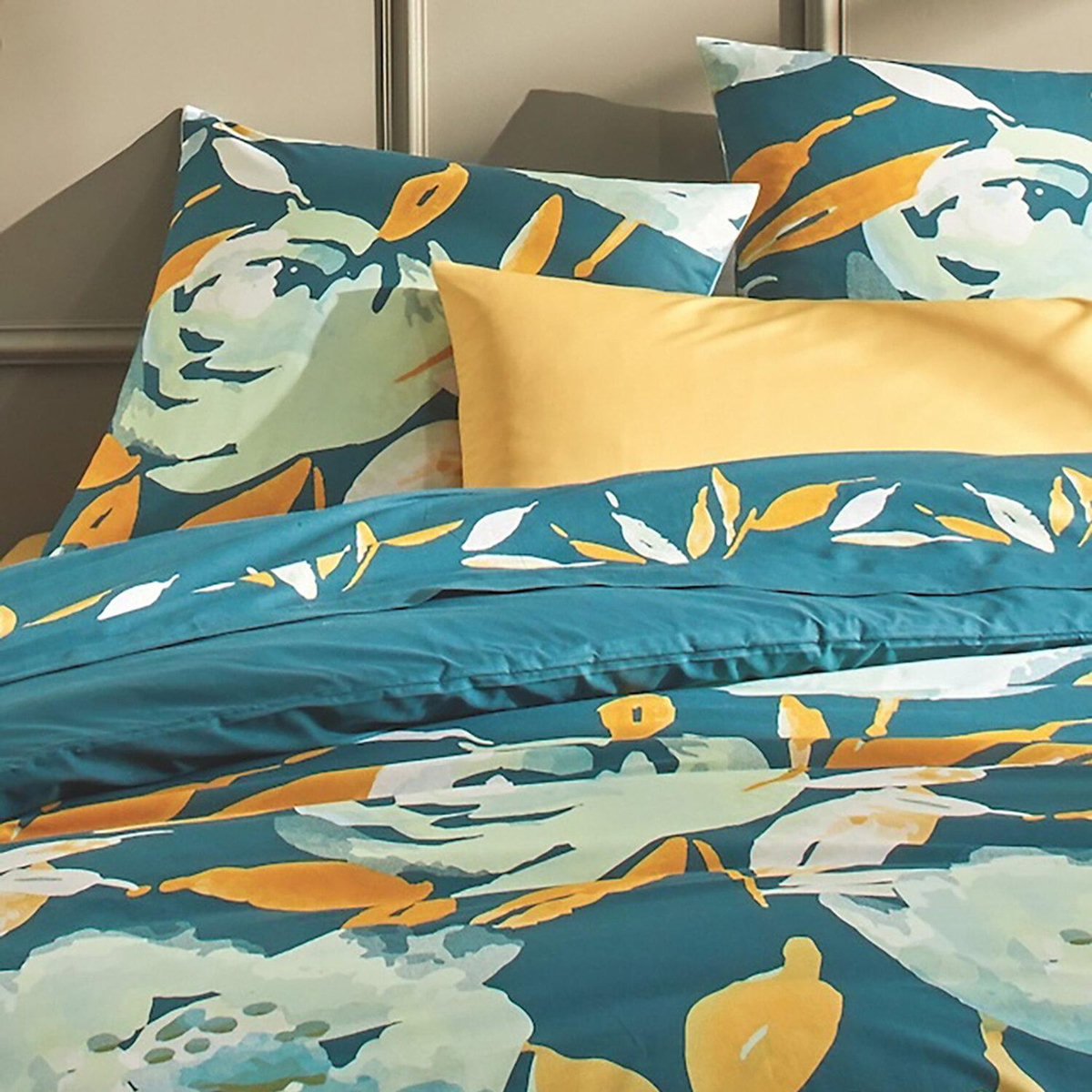 Home collection Parure de couette 100% coton 57 fils suzie