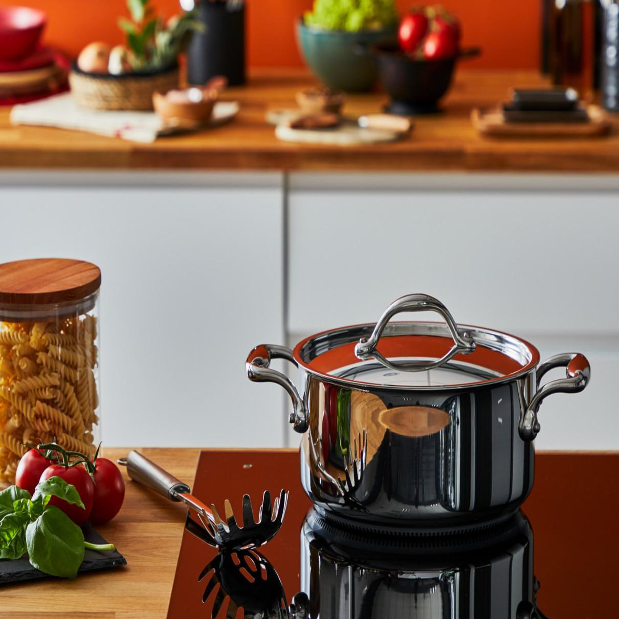 Voir la diapositive 4 : Lagostina Faitout inox 24cm + couvercle - 11116031224
