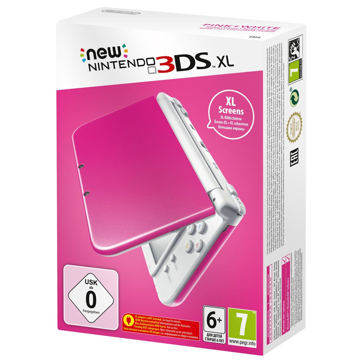 NINTENDO Console New Nintendo 3DS XL Rose et Blanc