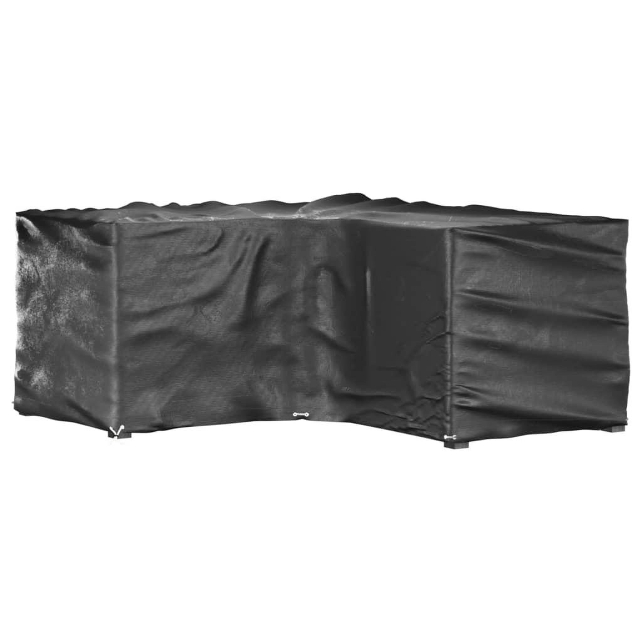 Voir la diapositive 2 : VIDAXL Housses de salon de jardin en forme de L 2 pcs 16 œillets