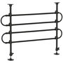 Voir la diapositive 1 : PAWHUT Barrière grille de séparation universelle voiture pour chien réglable 87-135L x 60-105H cm kit complet installation inclus noir