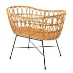 Paris Prix Berceau & Matelas  Baby  85cm Naturel & Blanc