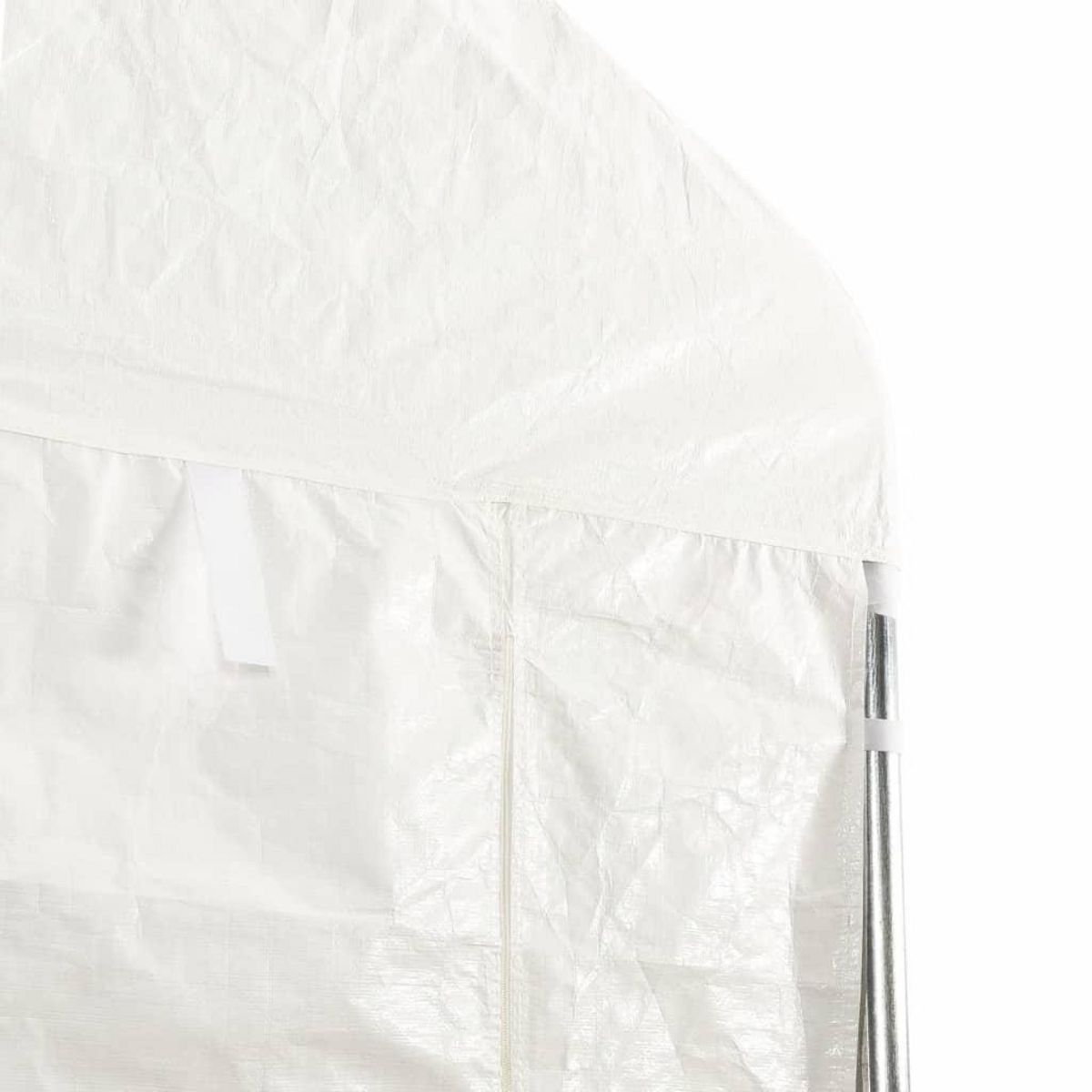 VIDAXL Belvedere avec toit blanc 8,92x4,08x3,22 m polyethylene